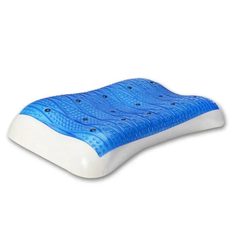 Luxury hotel bed magnet memory foam pillow with cooling gel OEM ODM Factory Manufacturer