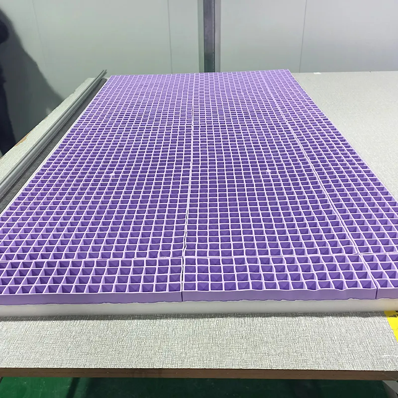 TPE Silicone Cooling Gel Mattress Topper Raw Material Layer TPE PURPLE MATTRESS